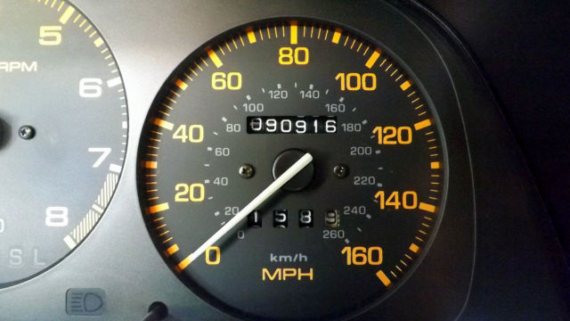 1991 White Mazda RX-7 Convertible