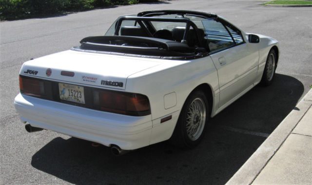 1991 white Mazda RX-7 Convertible