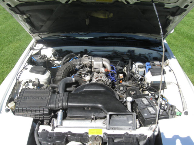 1991 white Mazda RX-7 Convertible