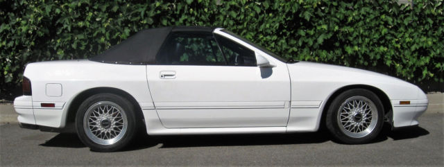 1991 white Mazda RX-7 Convertible