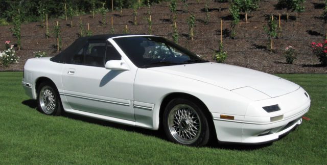 1991 white Mazda RX-7 Convertible