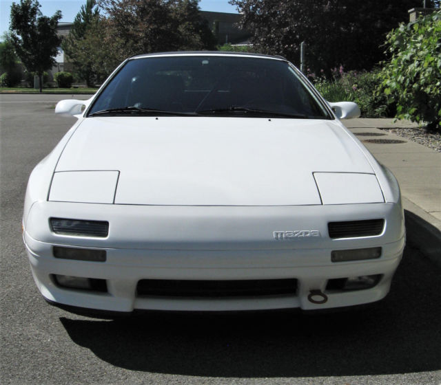 1991 white Mazda RX-7 Convertible