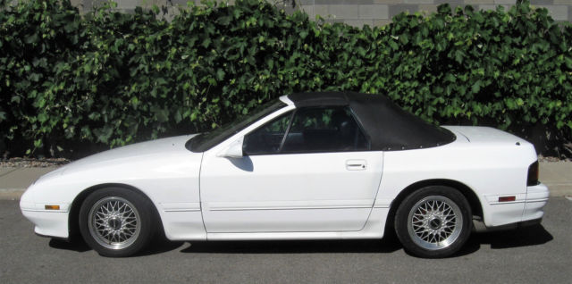1991 white Mazda RX-7 Convertible