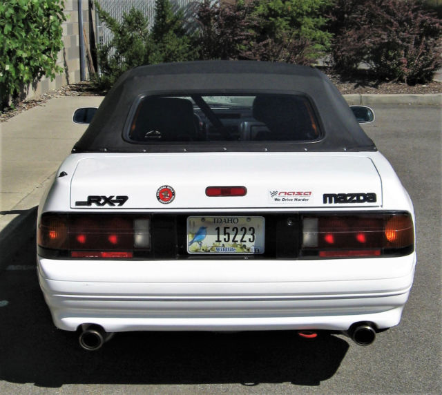 1991 white Mazda RX-7 Convertible
