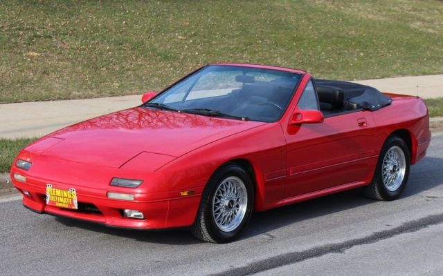 1991 Red Mazda RX-7 Convertible