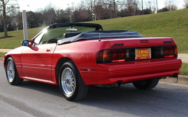 1991 Red Mazda RX-7 Convertible