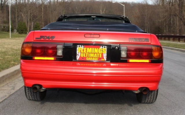 1991 Red Mazda RX-7 Convertible