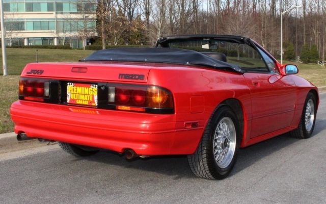1991 Red Mazda RX-7 Convertible