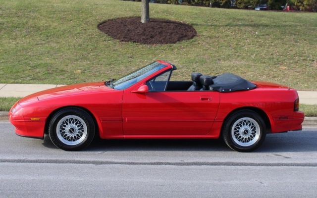 1991 Red Mazda RX-7 Convertible