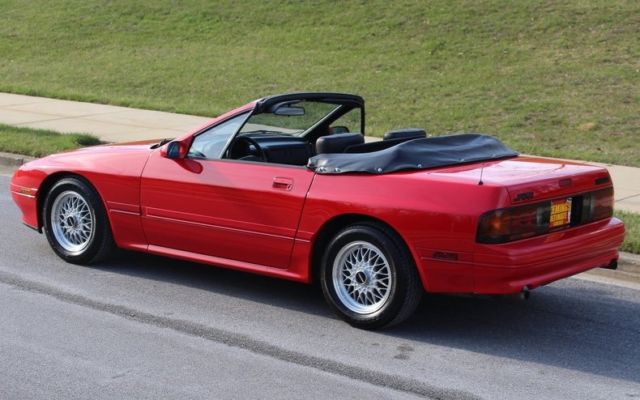 1991 Red Mazda RX-7 Convertible