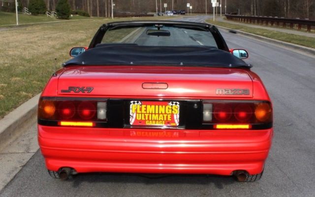 1991 Red Mazda RX-7 Convertible