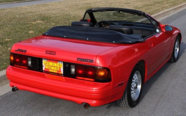 1991 Red Mazda RX-7 Convertible