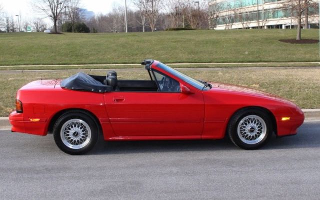 1991 Red Mazda RX-7 Convertible