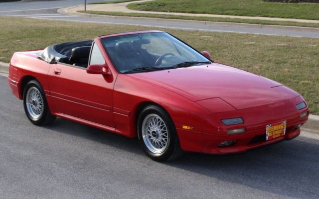 1991 Red Mazda RX-7 Convertible