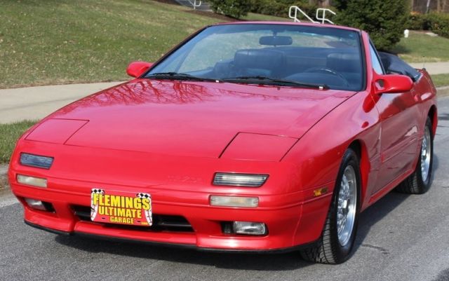 1991 Red Mazda RX-7 Convertible
