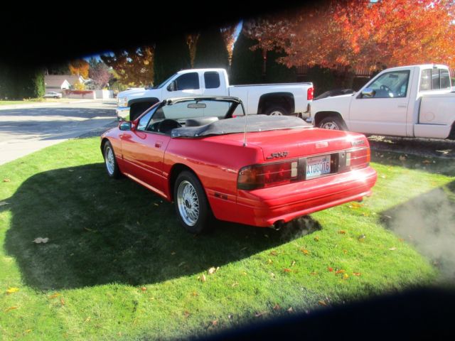 1991 Red Mazda RX-7 Convertible