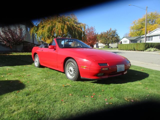 1991 Red Mazda RX-7 Convertible