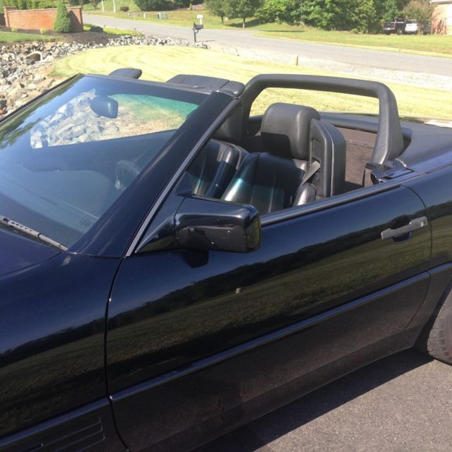 1991 Black Mercedes-Benz 500-Series Coupe