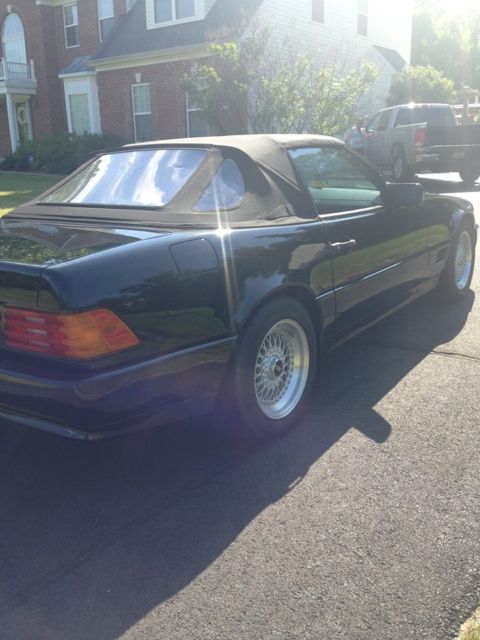 1991 Black Mercedes-Benz 500-Series Coupe