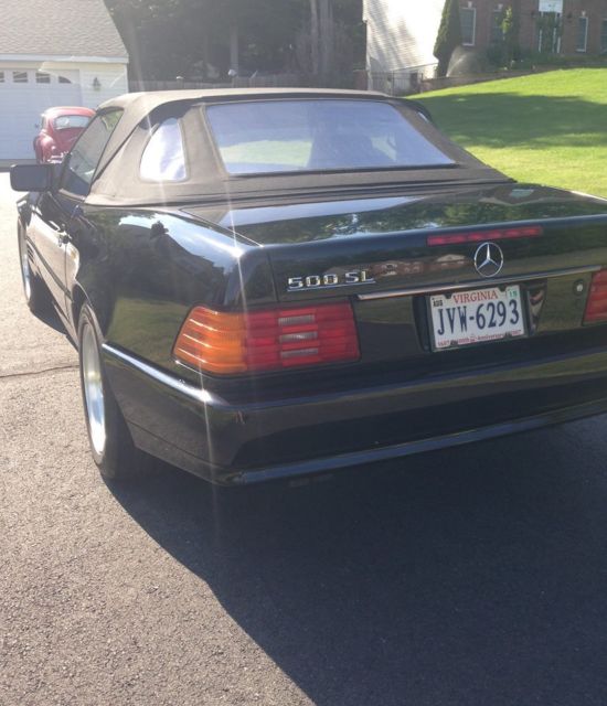 1991 Black Mercedes-Benz 500-Series Coupe