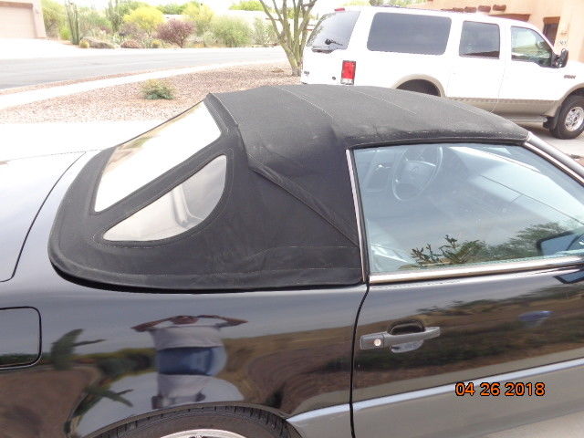 1991 Black Mercedes-Benz SL-Class Convertible