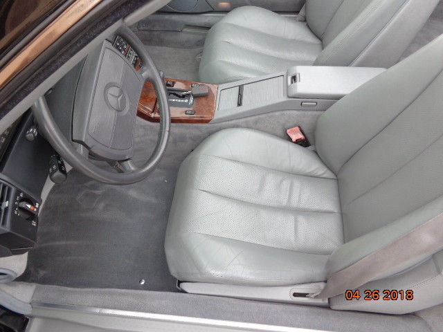 1991 Black Mercedes-Benz SL-Class Convertible