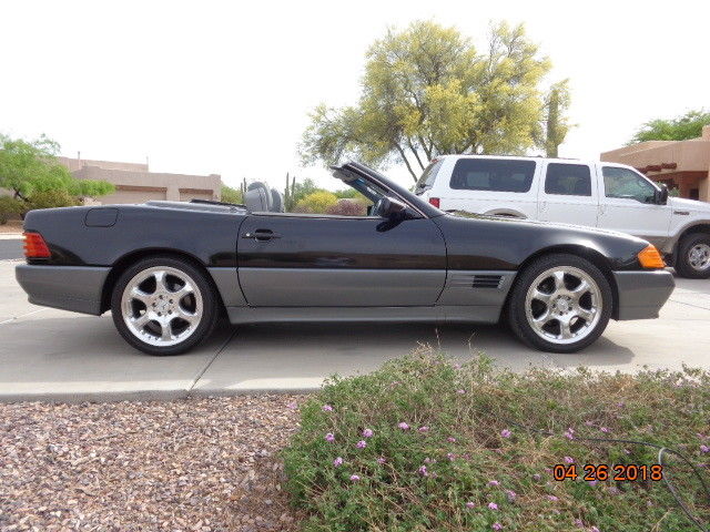 1991 Black Mercedes-Benz SL-Class Convertible