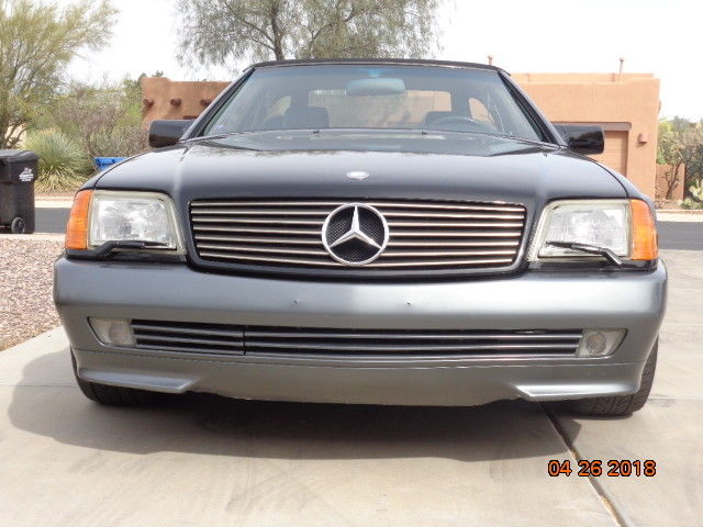 1991 Black Mercedes-Benz SL-Class Convertible