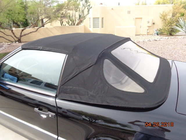 1991 Black Mercedes-Benz SL-Class Convertible