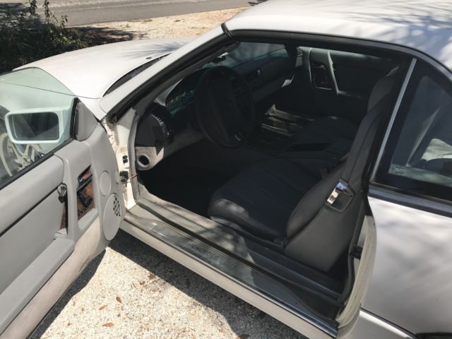 1991 WHITE Mercedes-Benz SL-Class