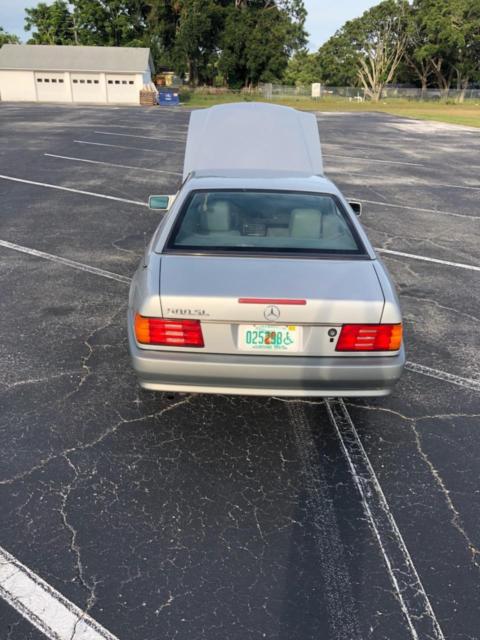 1991 Black Mercedes-Benz SL-Class Convertible