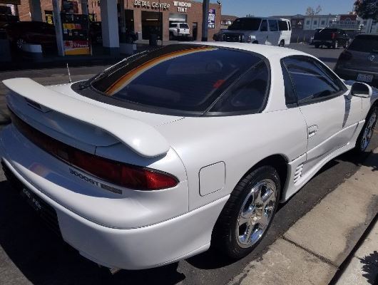 1991 White Mitsubishi 3000GT Coupe