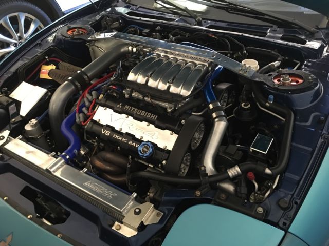 1991 Teal Mitsubishi 3000GT Coupe