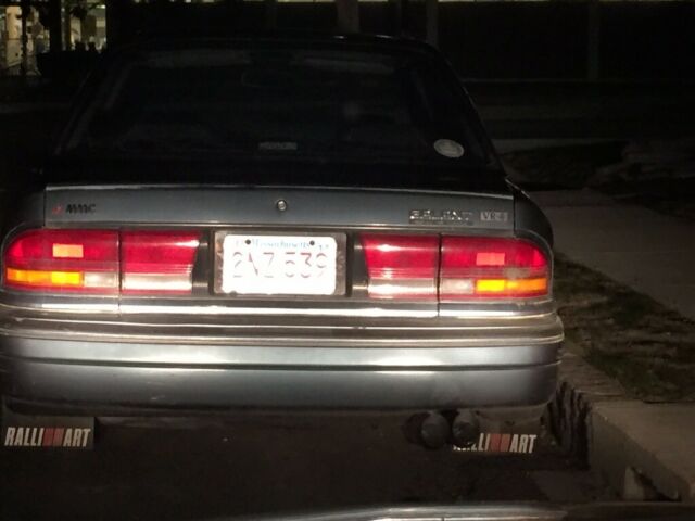 1991 Green Mitsubishi Galant Sedan