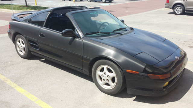 1991 Black Toyota MR2 Coupe
