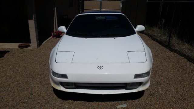 1991 White Toyota MR2 Coupe