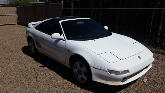 1991 White Toyota MR2 Coupe