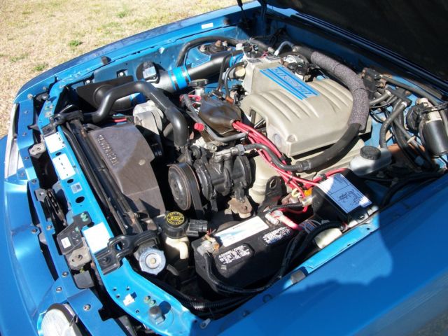 1991 Blue Ford Mustang Convertible