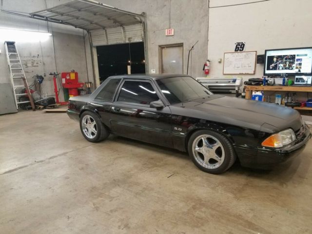 1991 Black Ford Mustang Coupe
