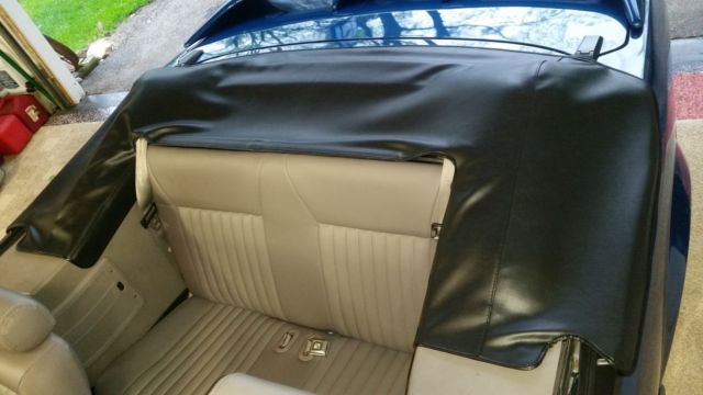 1991 Blue Ford Mustang Convertible