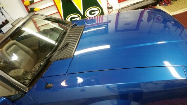 1991 Blue Ford Mustang Convertible