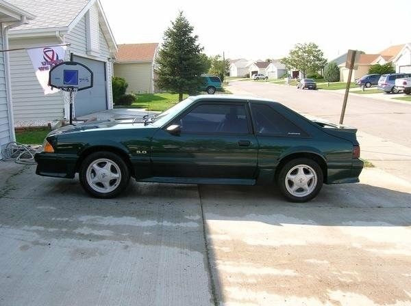 1991 Jewel Green Ford Mustang Hatchback