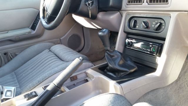 1991 Dark emerald green Ford Mustang