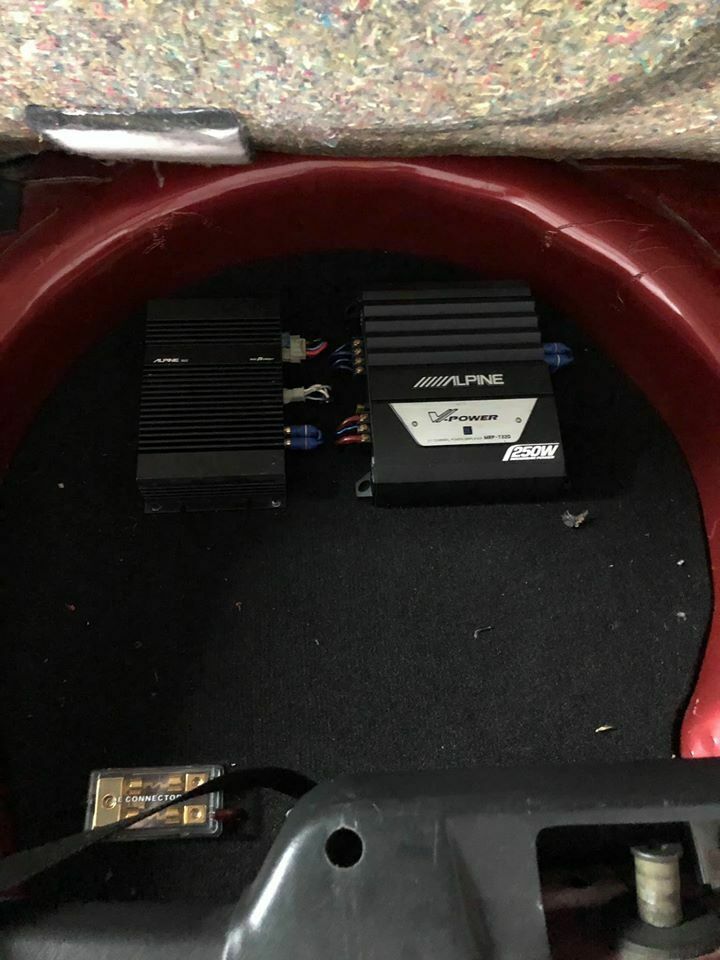 1991 Red Ford Mustang