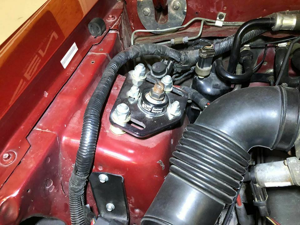 1991 Red Ford Mustang