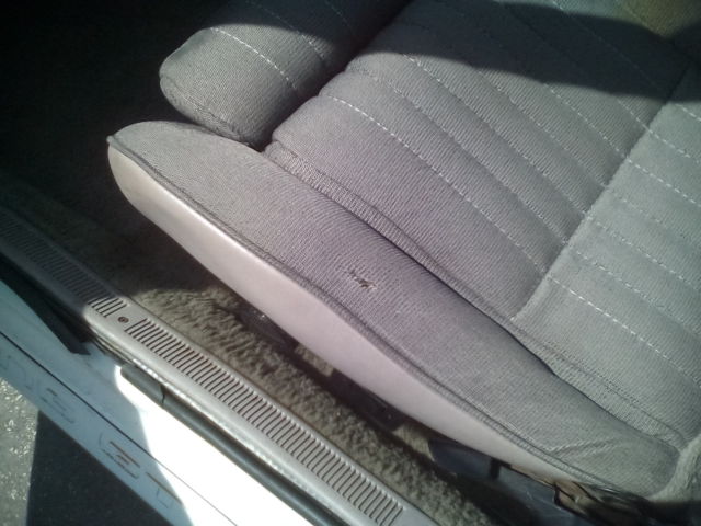 1991 white Ford Mustang Hatchback