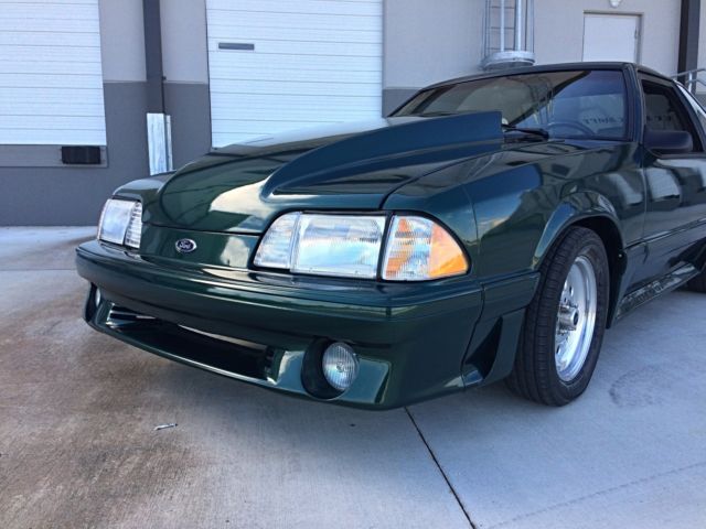 1991 Deep Jewel Green Ford Mustang Coupe