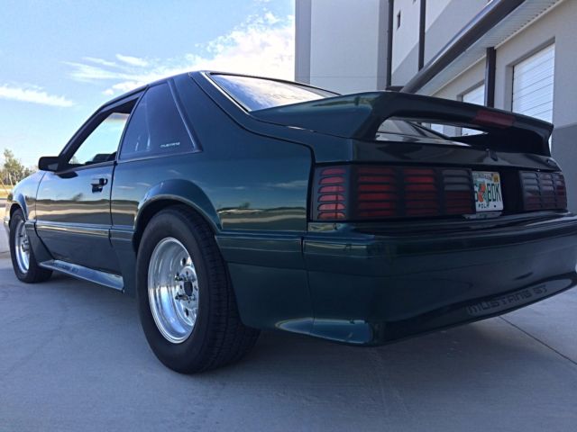 1991 Deep Jewel Green Ford Mustang Coupe