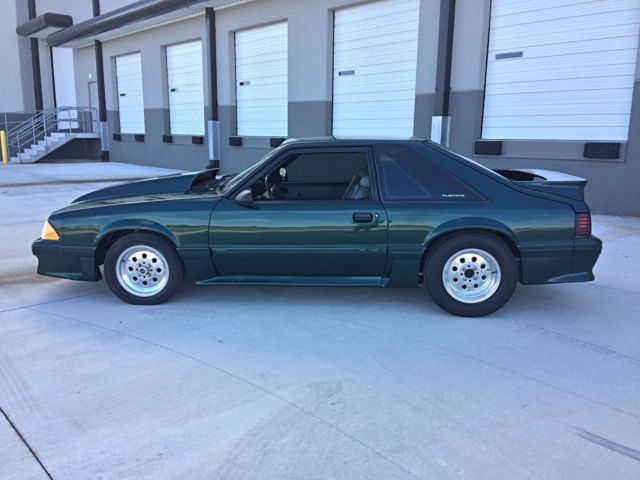 1991 Deep Jewel Green Ford Mustang Coupe