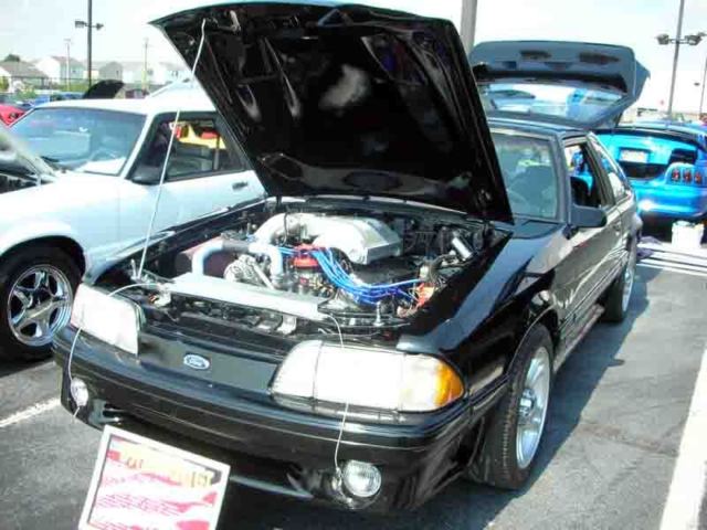 1991 Black Ford Mustang Fastback
